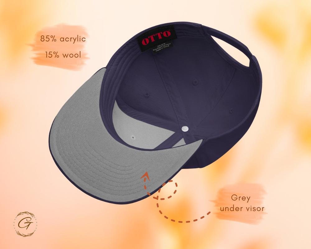 Give N Stay Grateful Snapback Hat, Embroidered Adjustable Cap