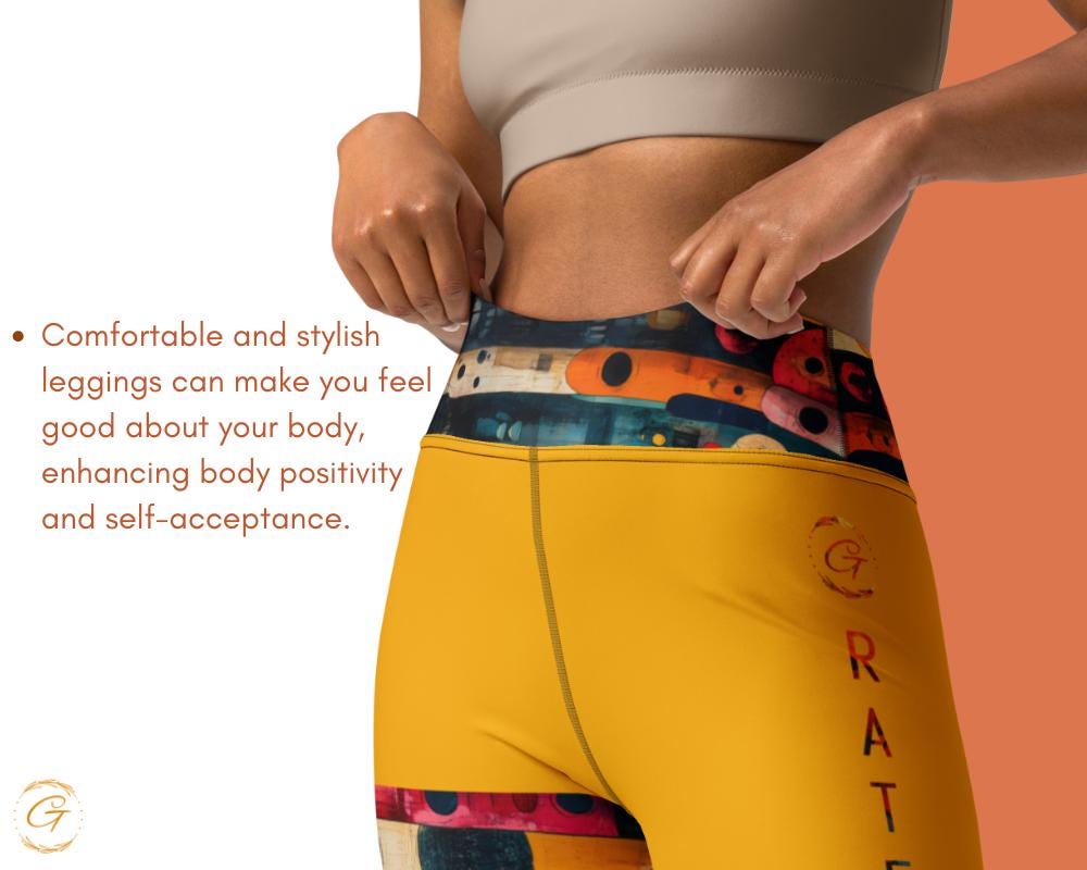 Bold and Artistic AOP Yoga Leggings and Shorts - High-Waisted, Comfortable & Stylish Activewear for Yogas, Workouts, or Casual Everyday Wear