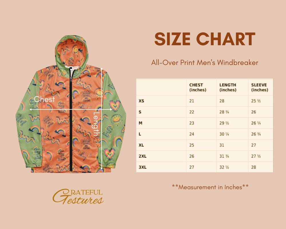 Men’s Windbreaker Mental Health Awareness Jacket