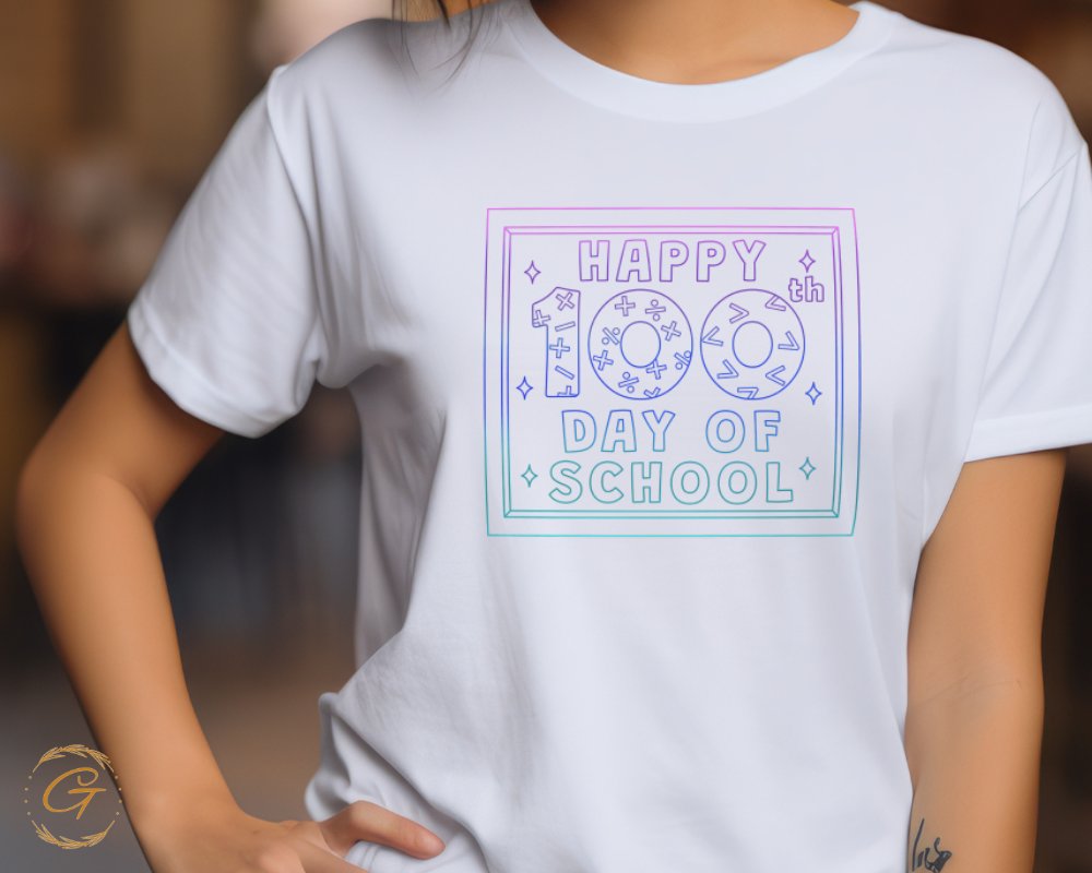 Happy 100th Day of School Graphic Tee product