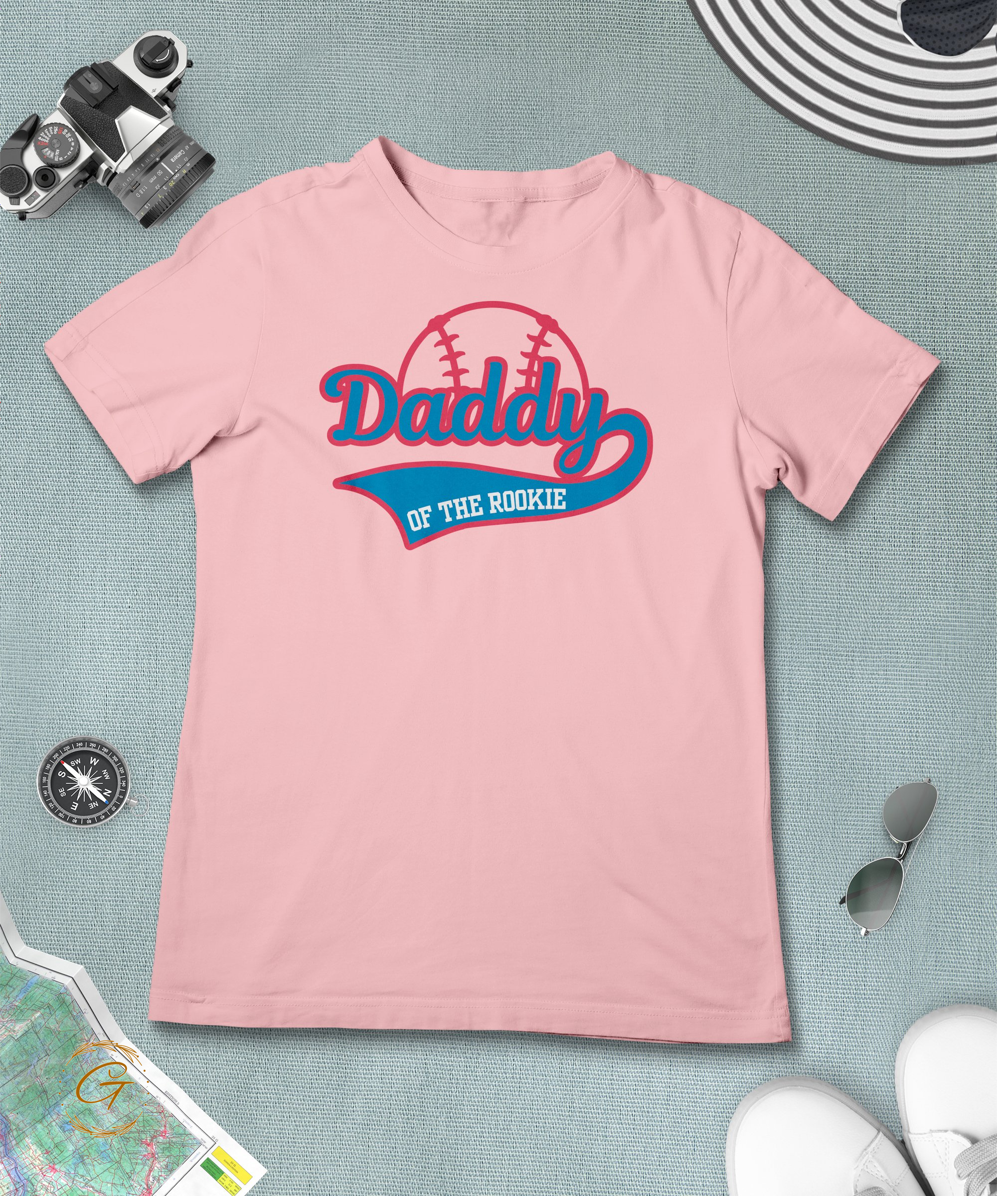 Daddy of The Rookie Graphic T-Shirt product type