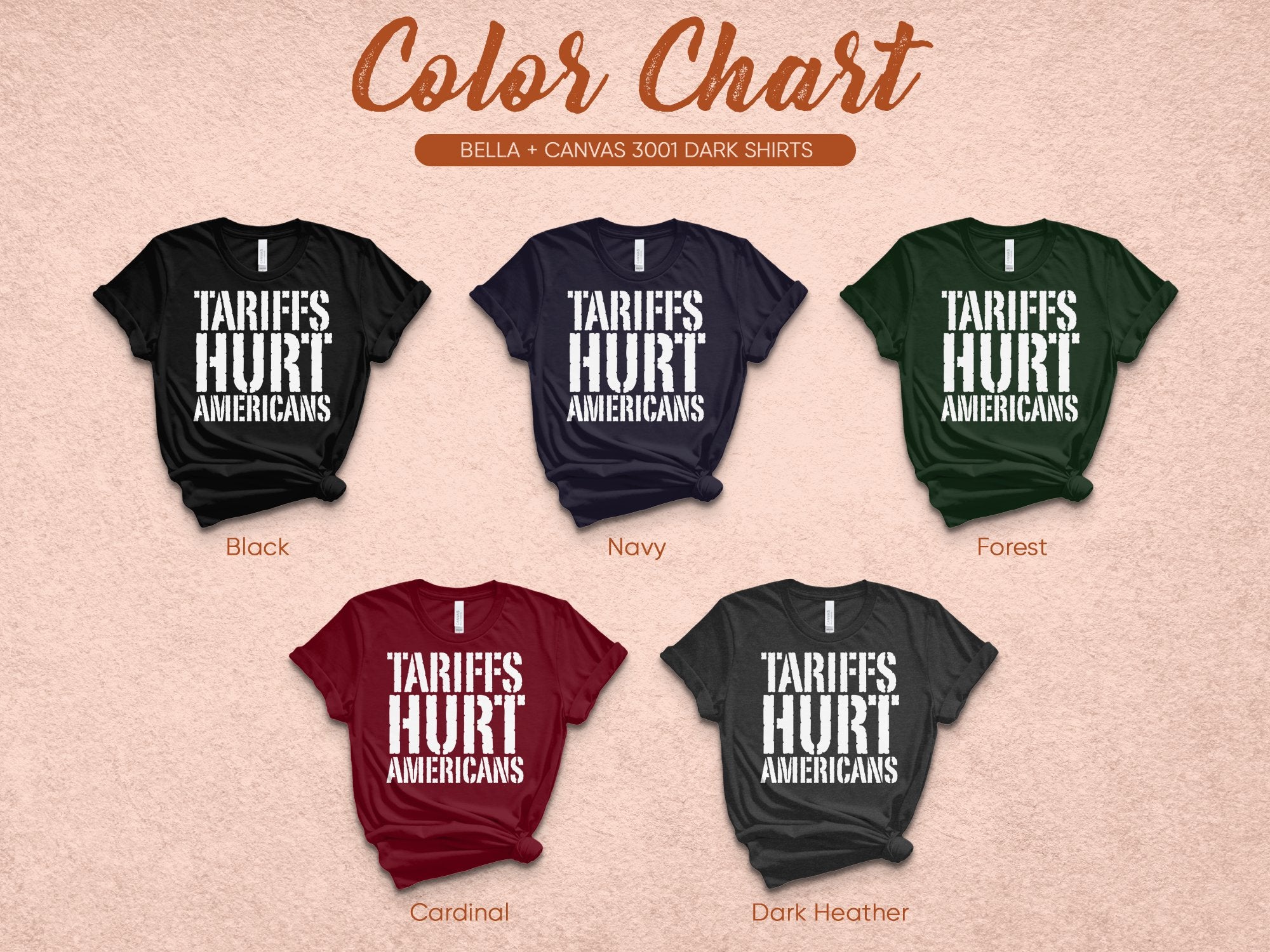 Tariffs Hurt Americans Graphic Minimalist Shirt product