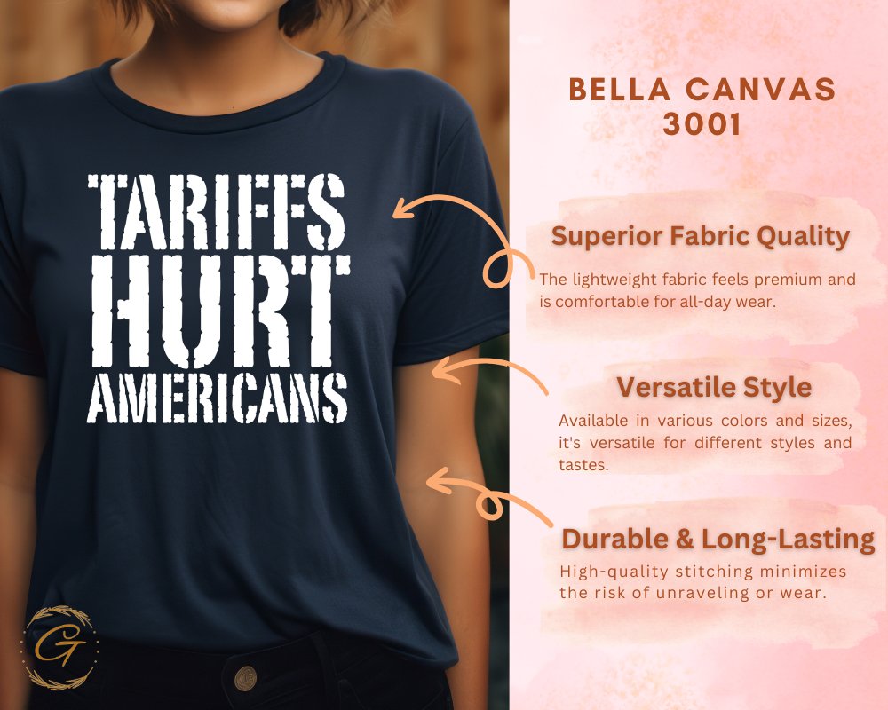 Tariffs Hurt Americans Graphic Unisex T-Shirt product