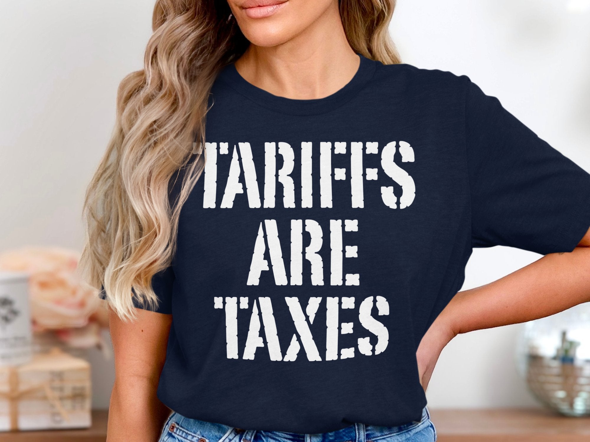 Tariffs Are Taxes Graphic Tee product type