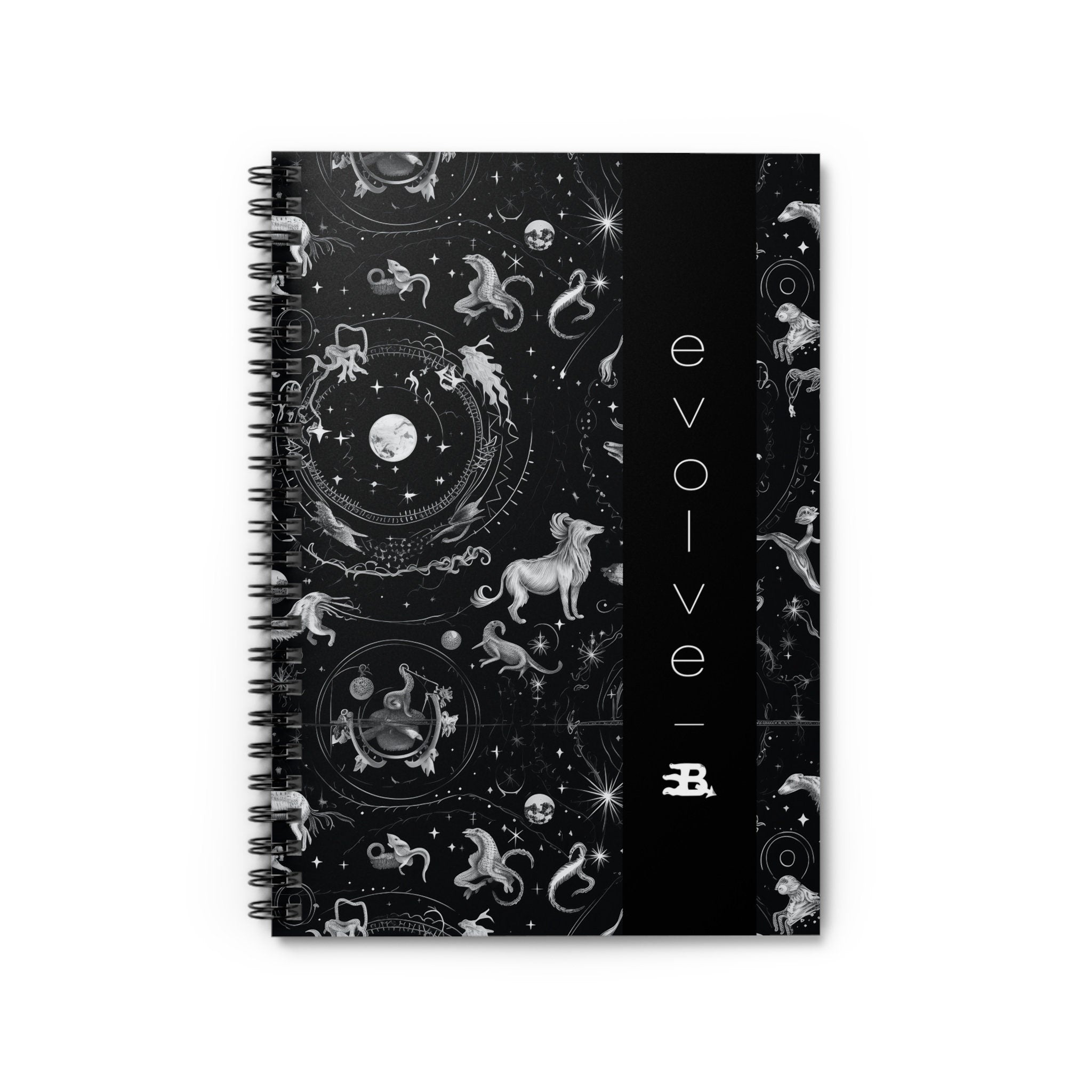 Evolve Spiral Notebook Artist-Inspired Zodiac