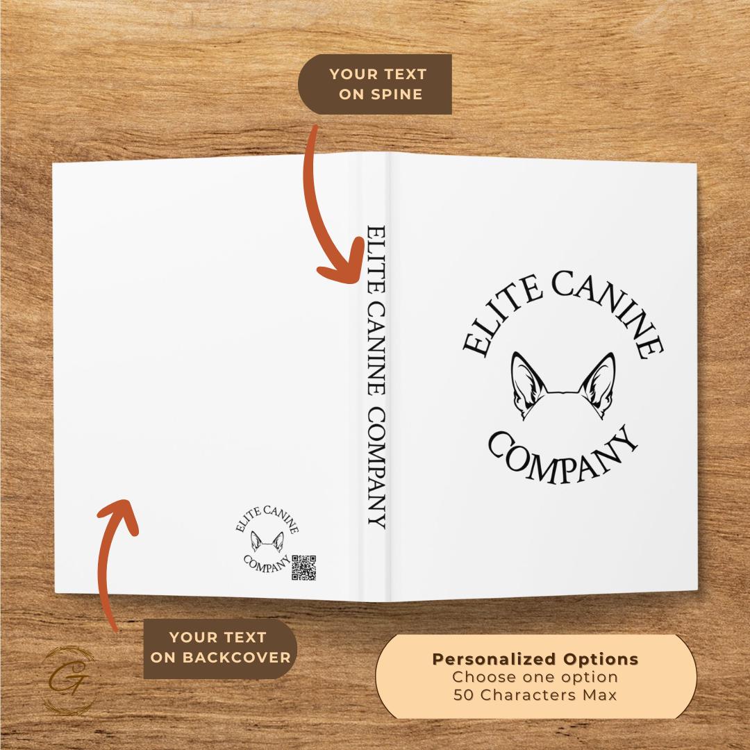 Elite Canine Company Design Journal Dog Lover Notebook