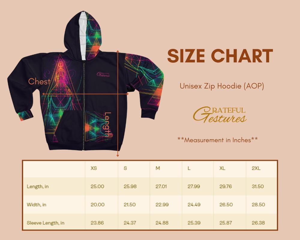 Neon Lines Zip Hoodie Vibrant All-Over Print