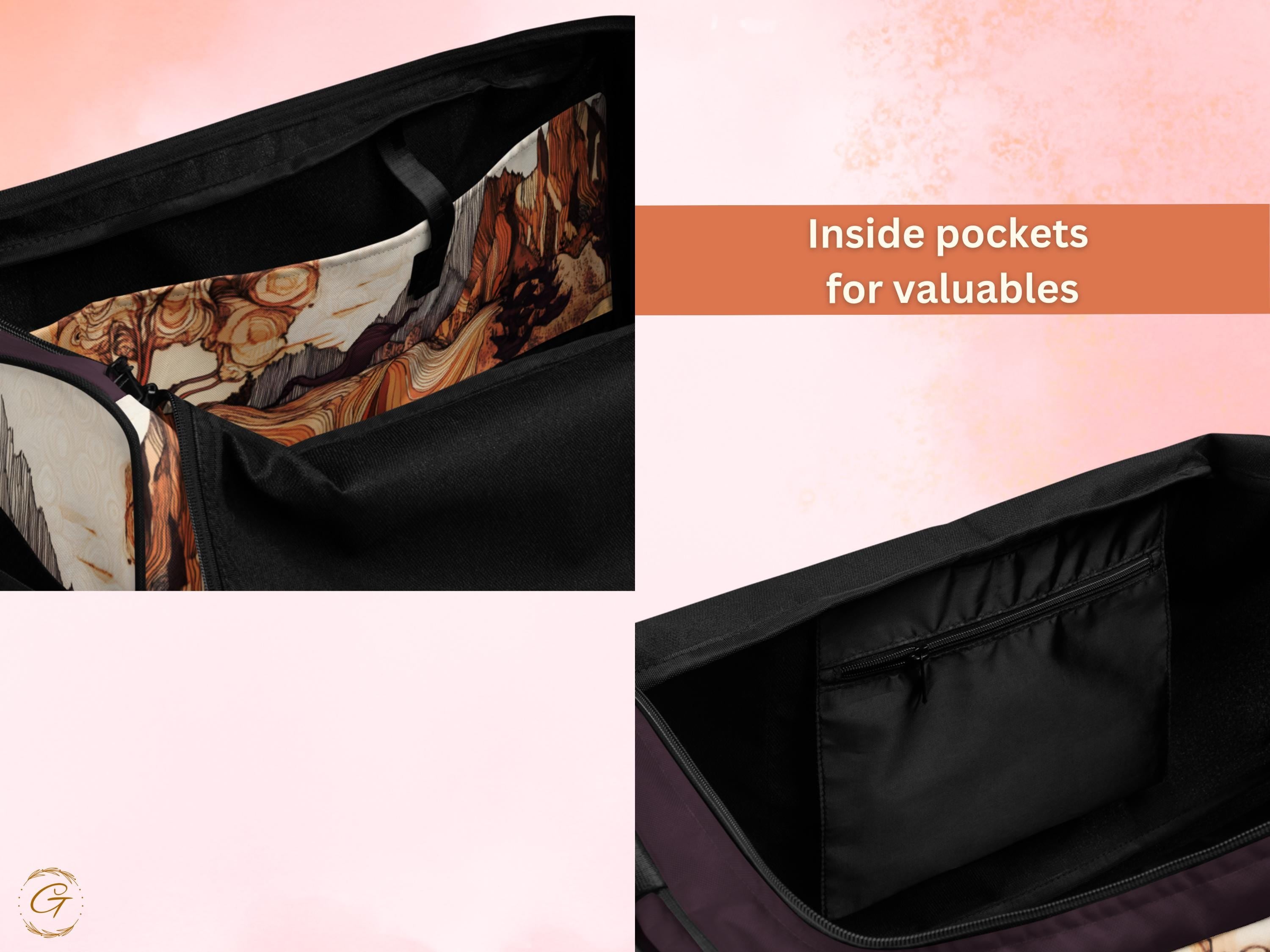 Scenic Nature Duffel Bag - Artistic Gym Bag with Mountain Landscape, Durable Travel Bags, Stylish Sports Bag, Perfect Outdoor Adventure Gift