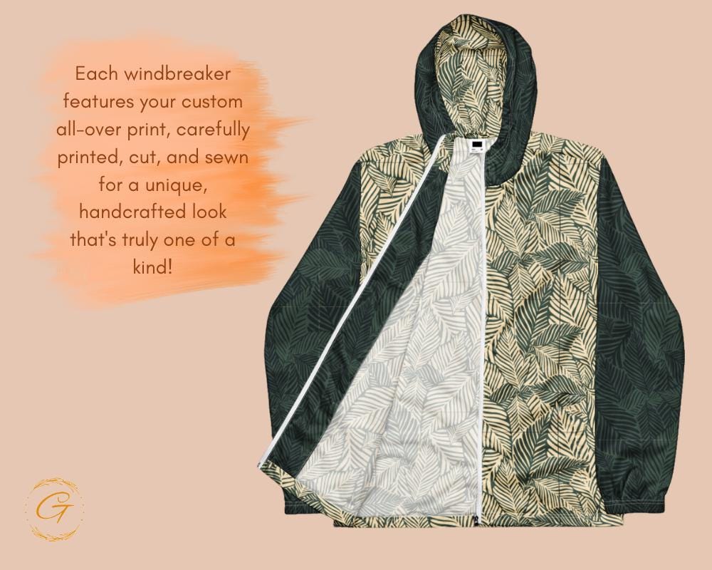 Men’s Windbreaker Leaves