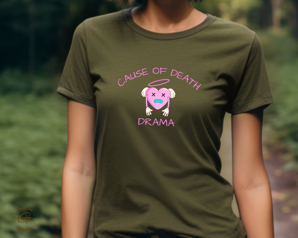 Cause of Death Drama Graphic T-shirt product