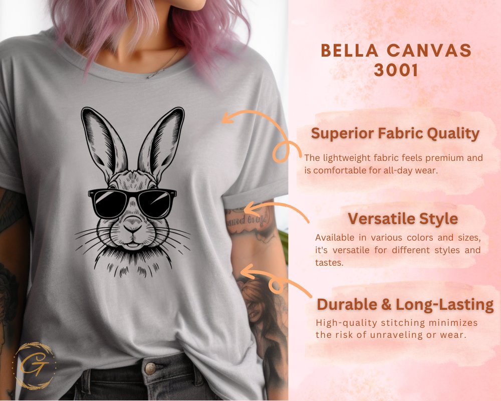 Cool Bunny Graphic T-Shirt with Trendy Design product type