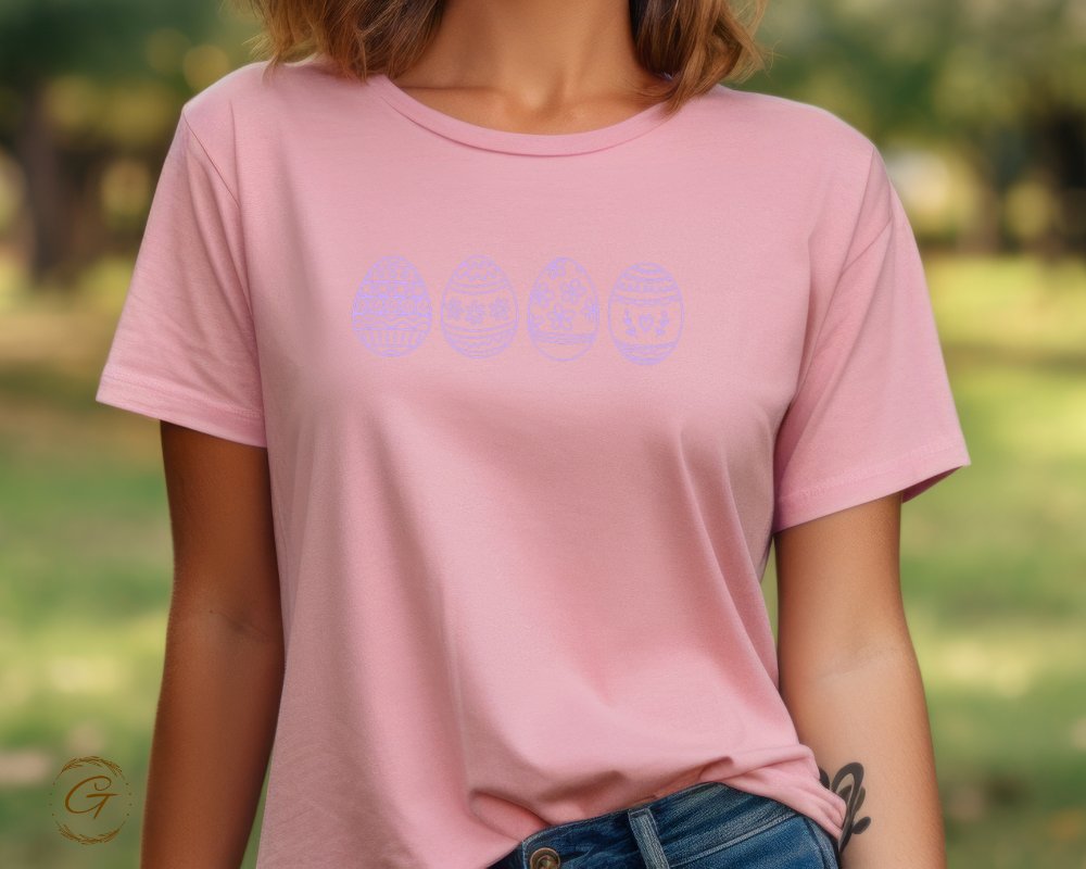 Easter Egg Themed Festive Graphic T-Shirt product