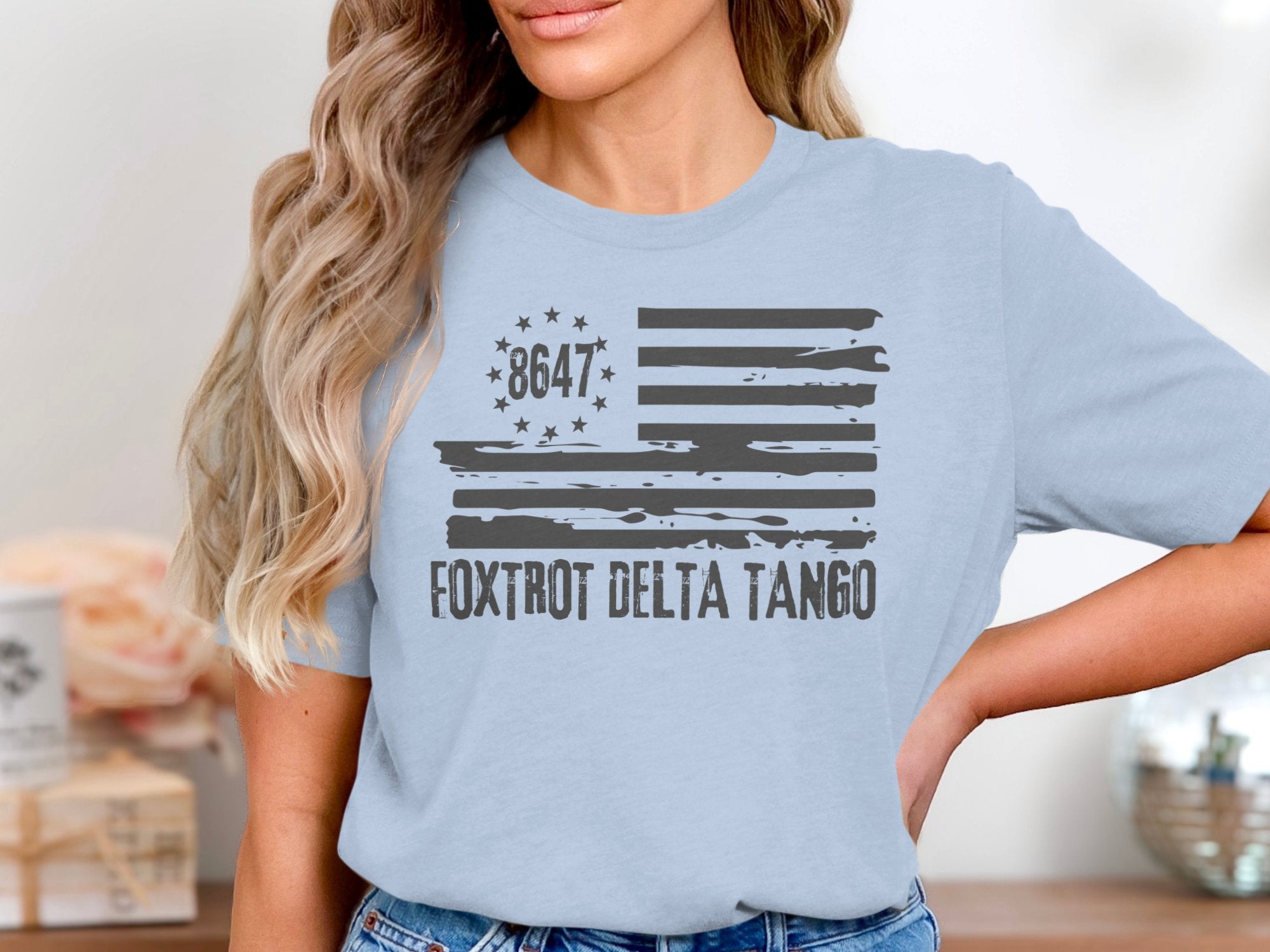 Foxtrot Delta Tango American Flag Graphic Tee product