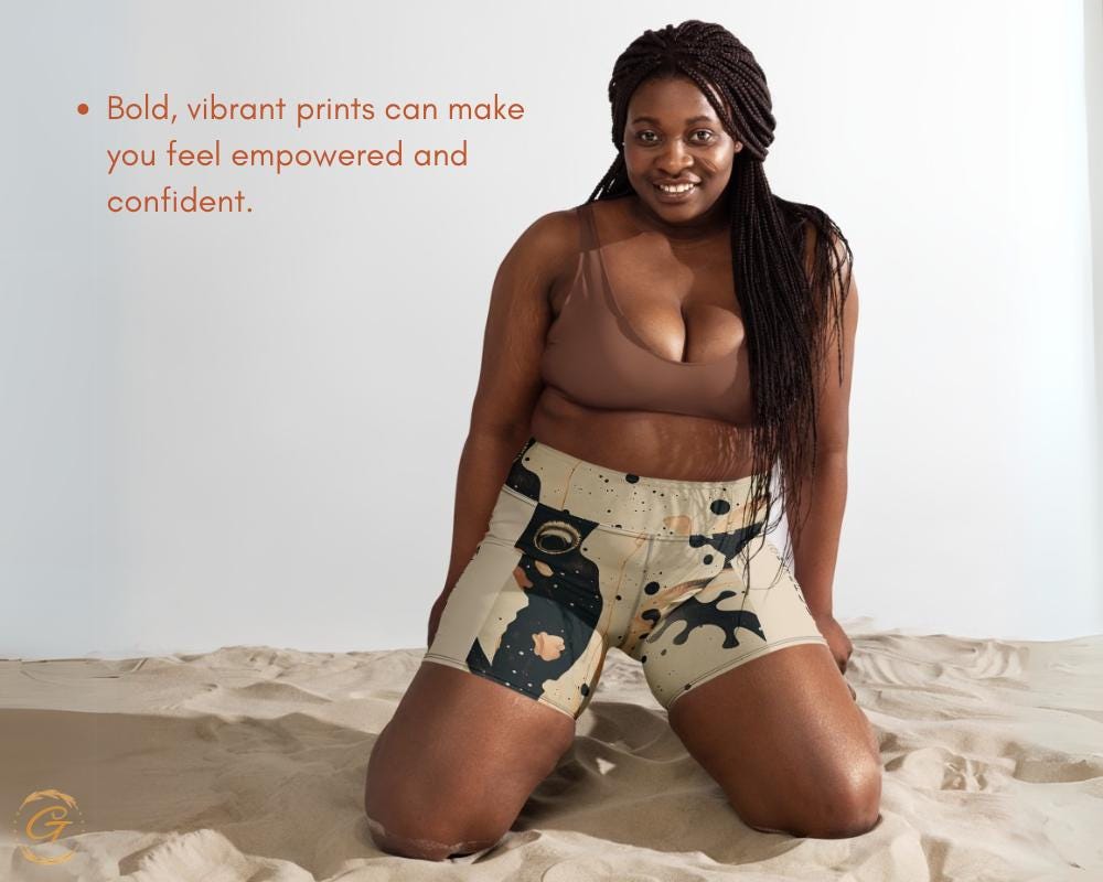 Abstract Beige Splatter AOP Yoga Leggings and Shorts | Unique AOP High-Waisted Activewear | Comfortable Gym Yoga Legging & Shorts for Women
