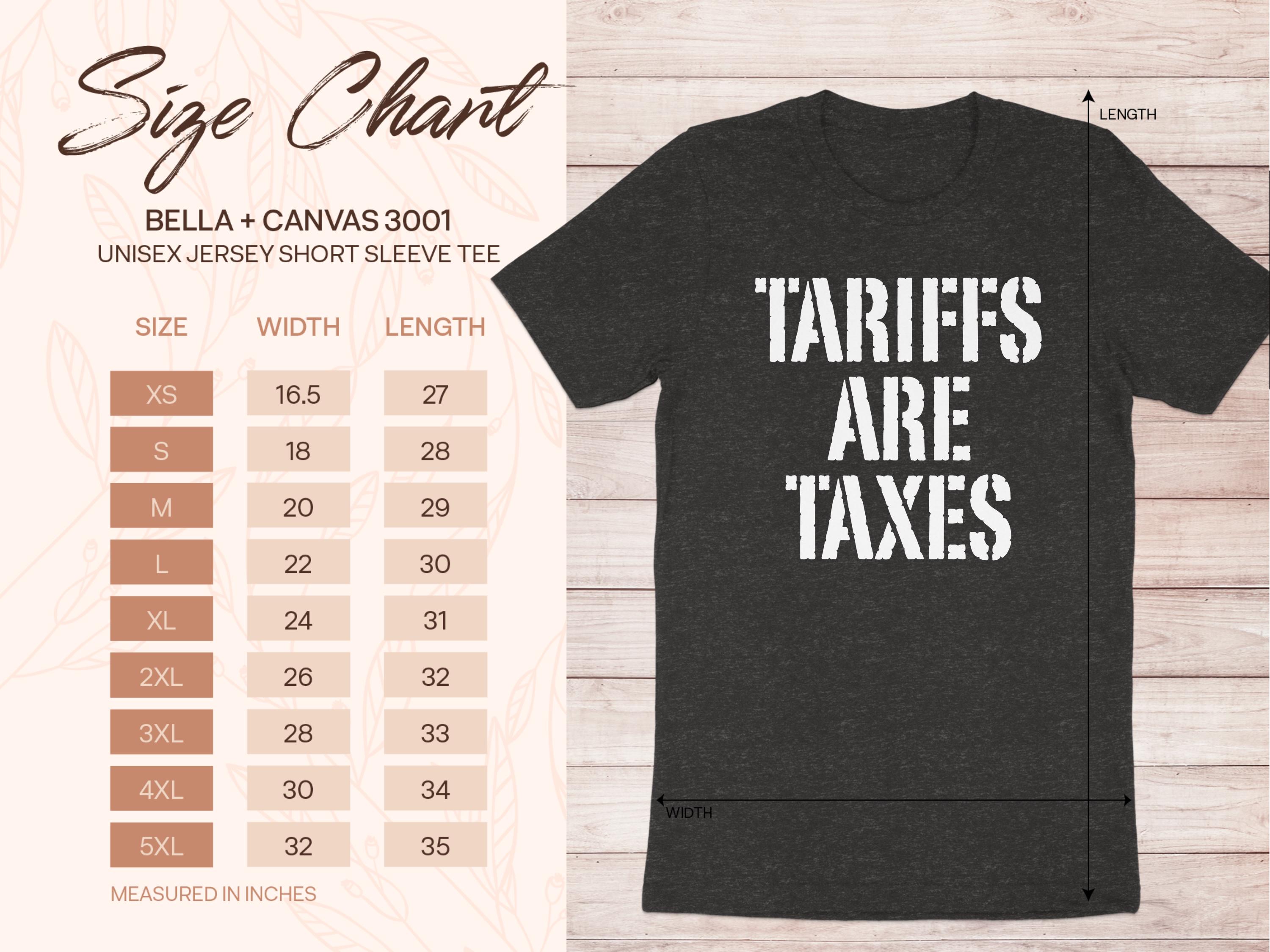 Tariffs Are Taxes Unisex Jersey Short Sleeve Tee product