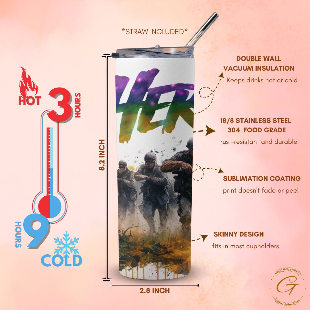 Heroes Memorial Day Skinny 20oz Tumbler