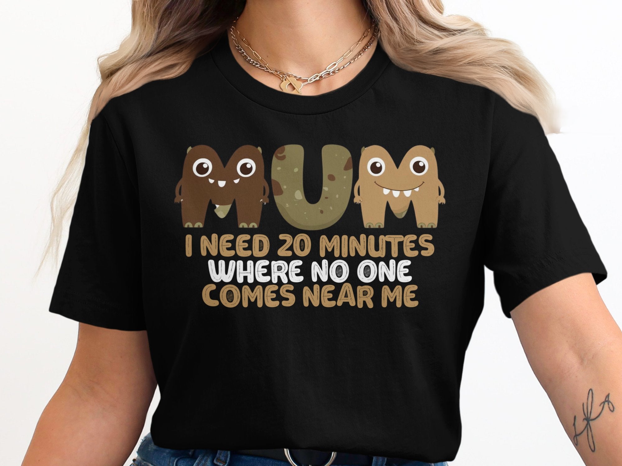 Funny Mum I Need 20 Minutes Alone T-shirt product