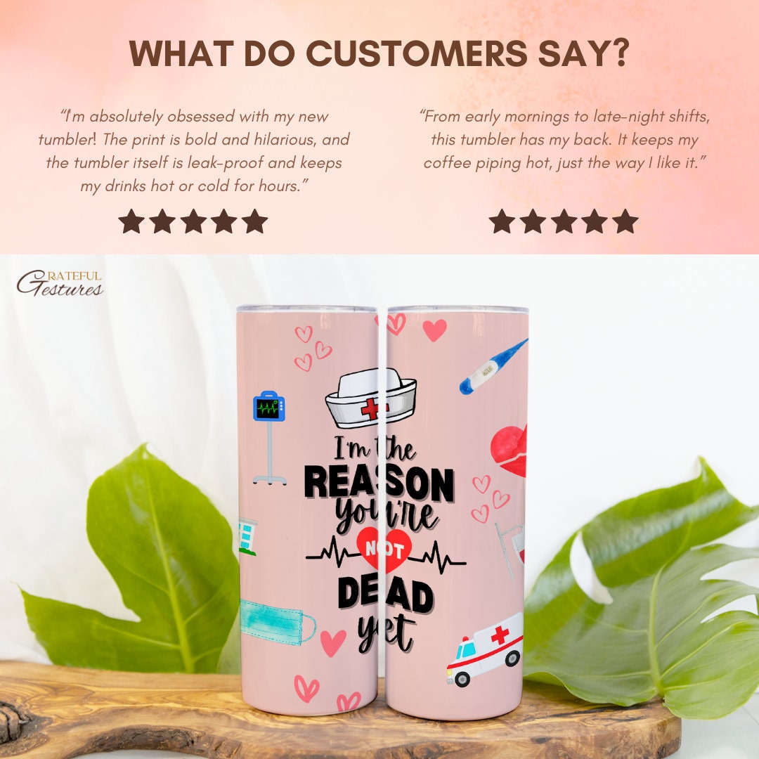 Nurse Skinny 20oz Tumbler