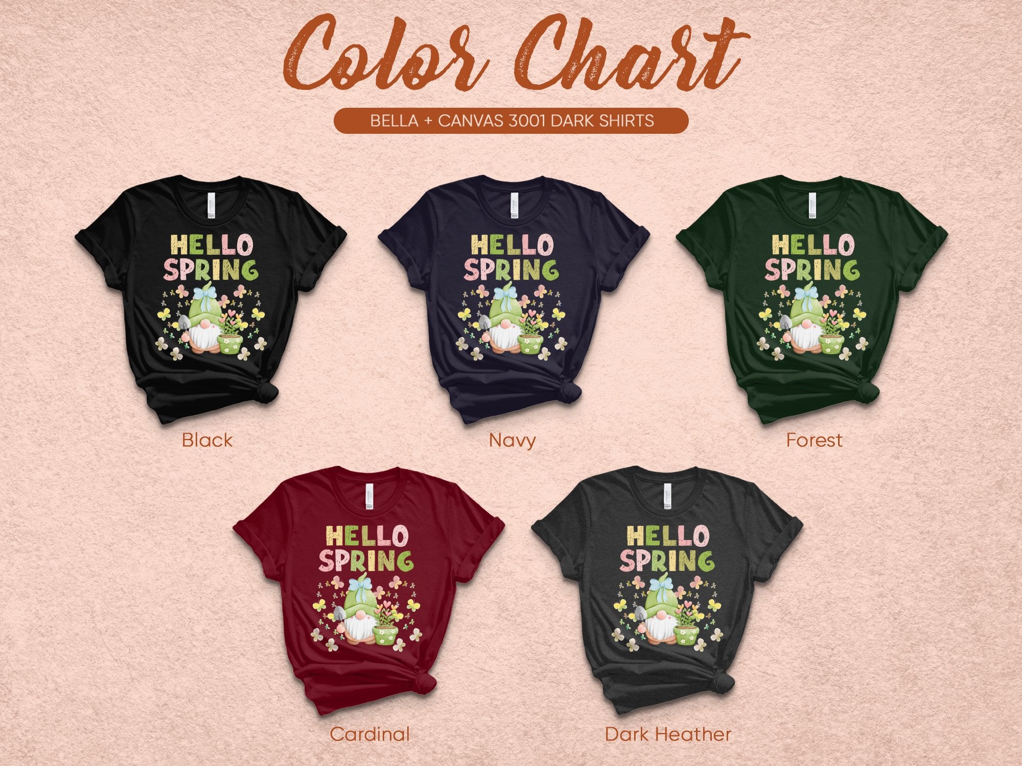 Hello Spring Themed Graphic T-Shirt product