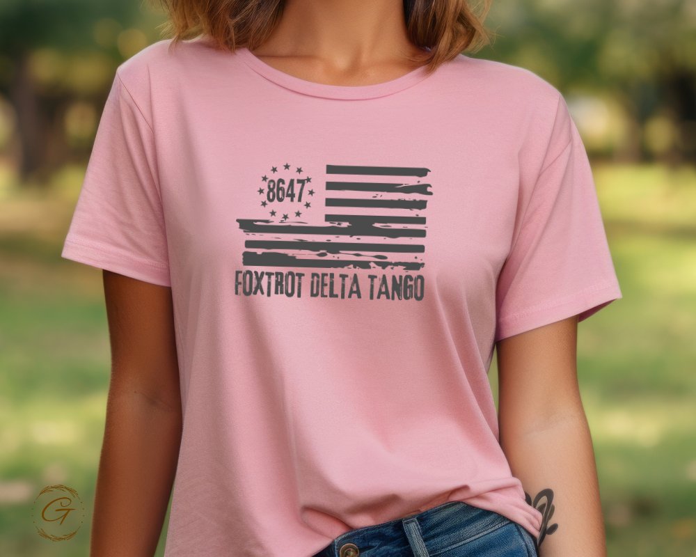 Foxtrot Delta Tango Unique Graphic Tee Shirt product type