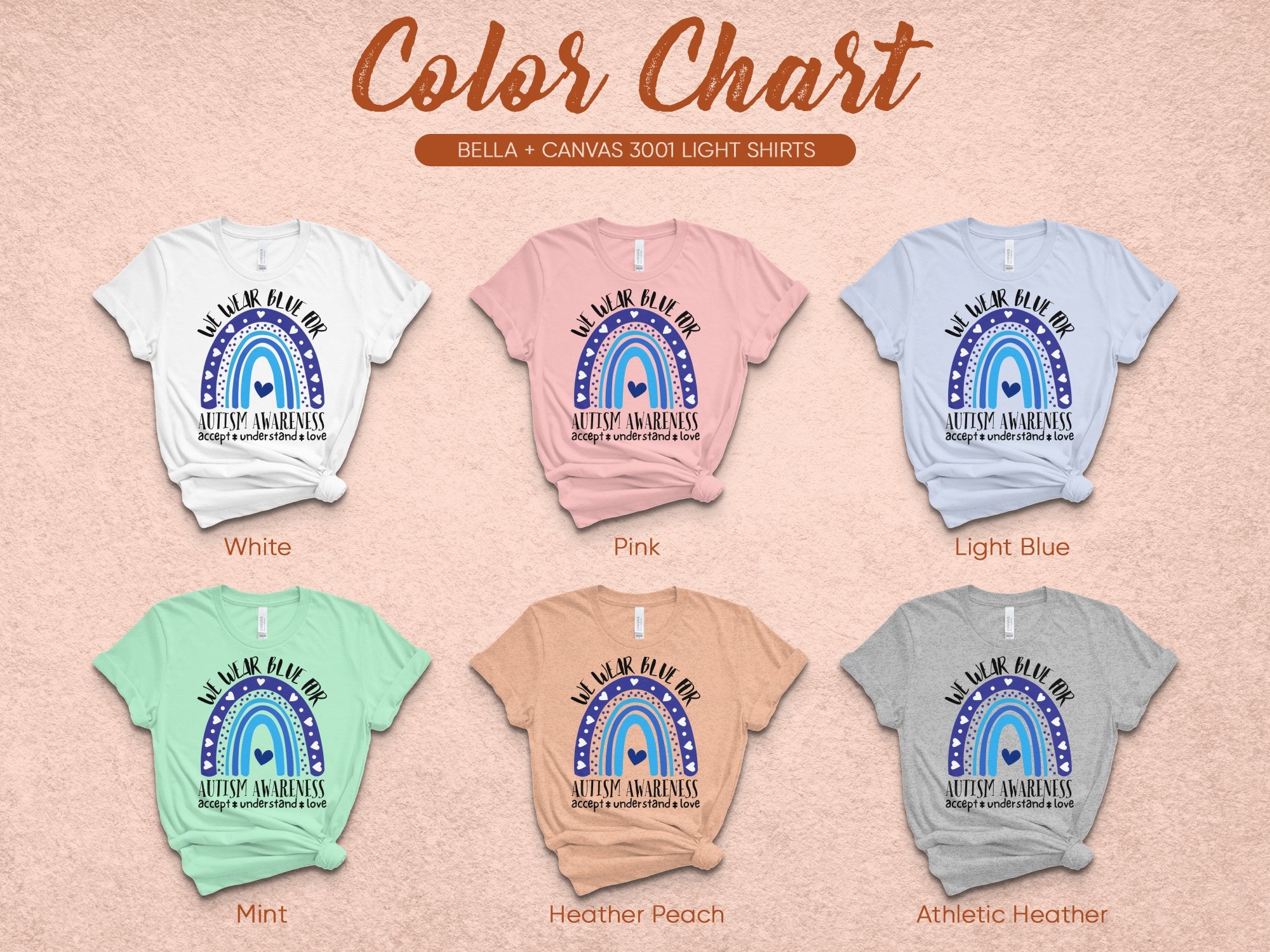 Colorful Autism Awareness Shirts Collection product
