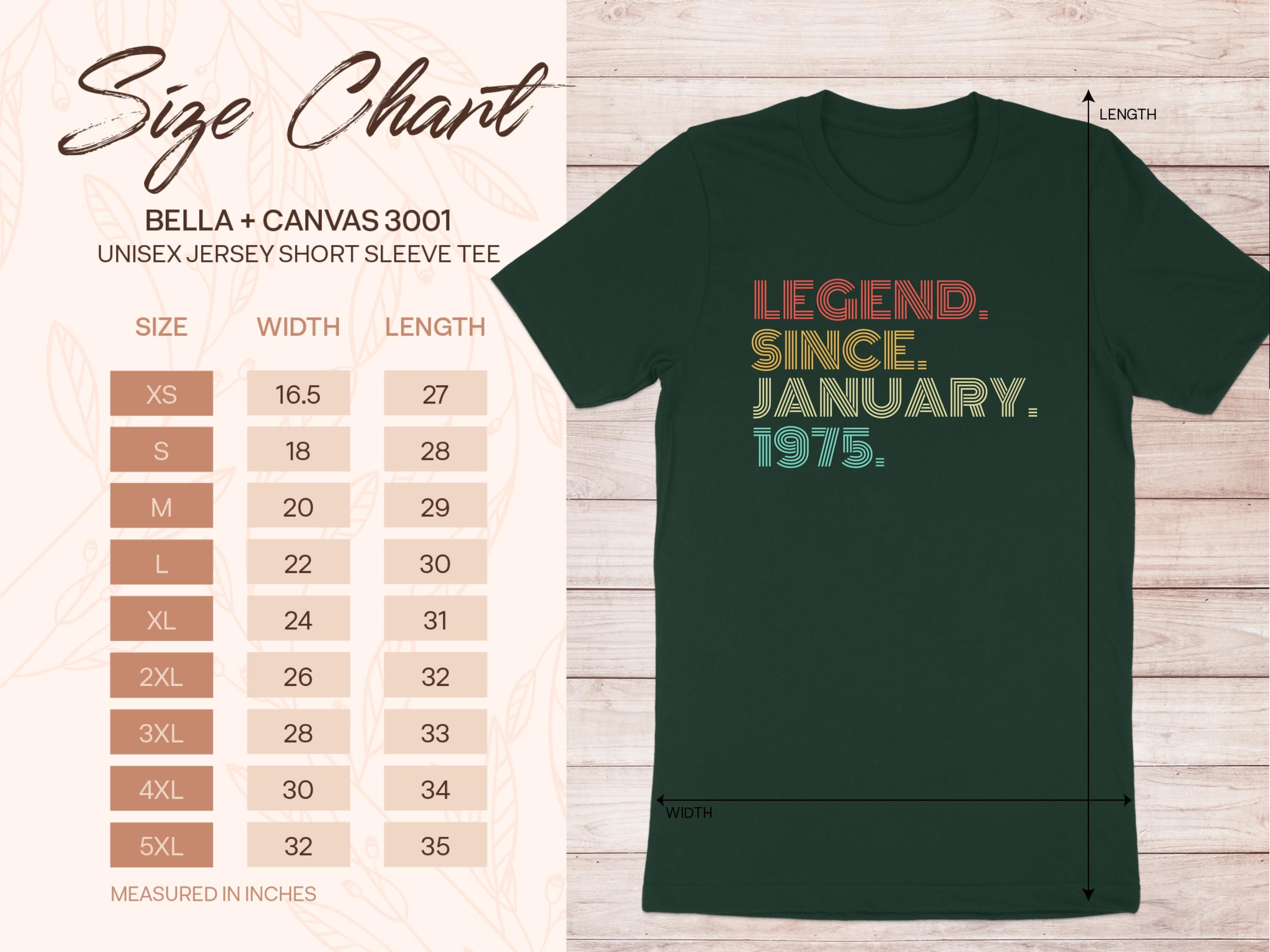 Legend Since January 1975 T-shirt product