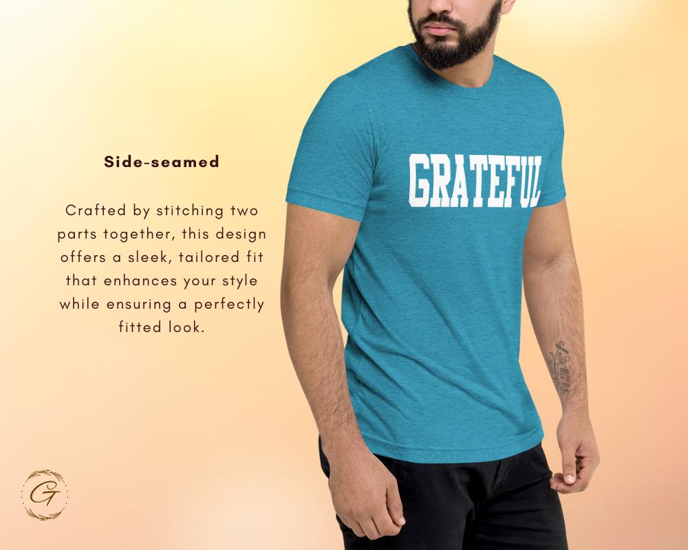 Grateful Bold Design, Unisex Tri-Blend T-Shirt