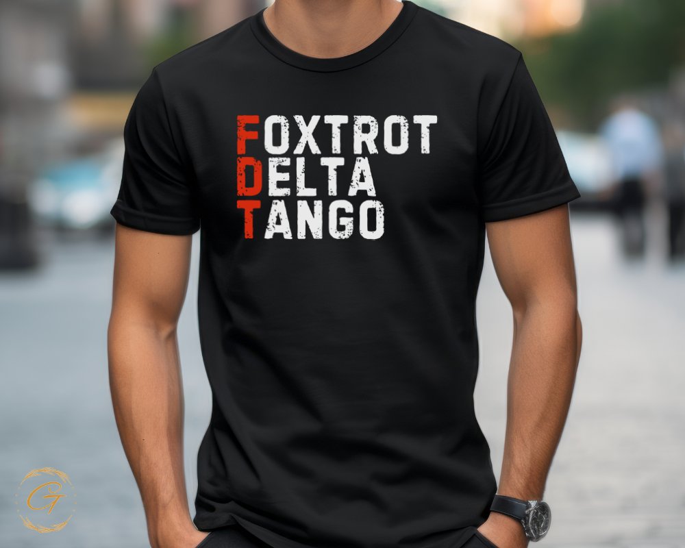 Foxtrot Delta Tango Military Themed T-shirt product type