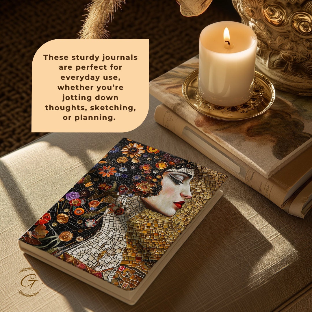 Colorful Artistic Woman Mosaic Journal