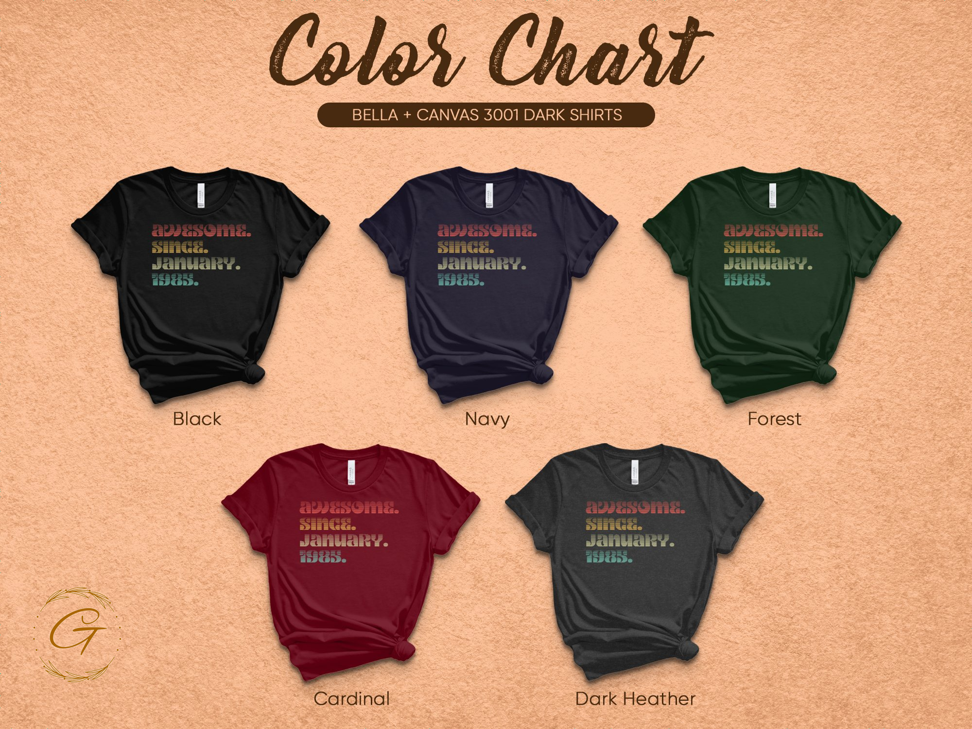 Awesome Since January 1983 Graphic Tee product