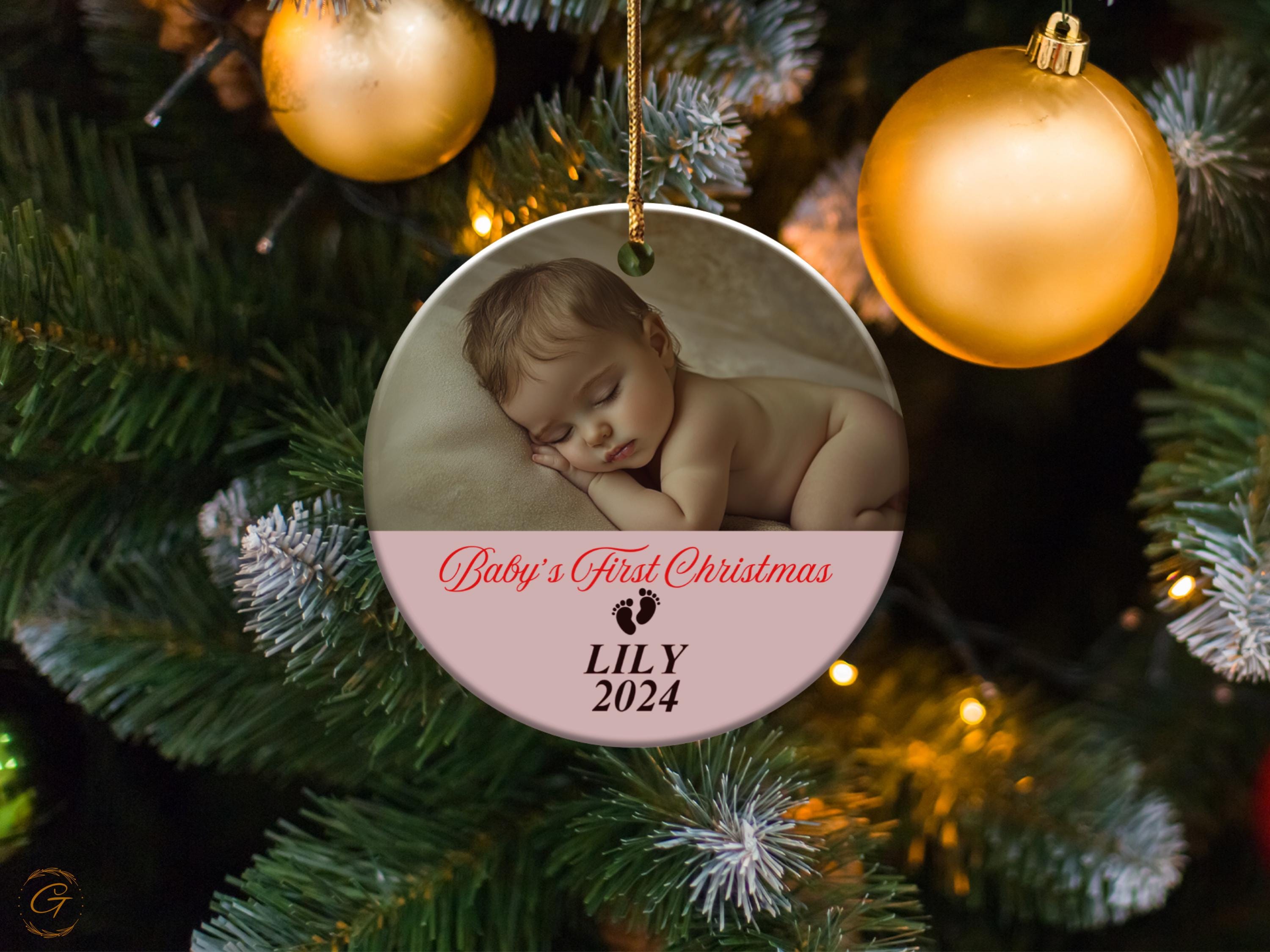 Personalized Baby's First Christmas Ornament