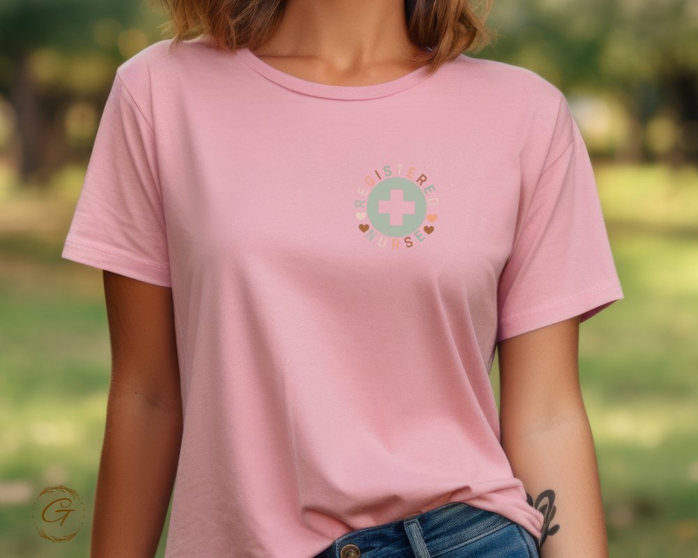 Registered Nurse Pink Short Sleeve T-Shirt product type