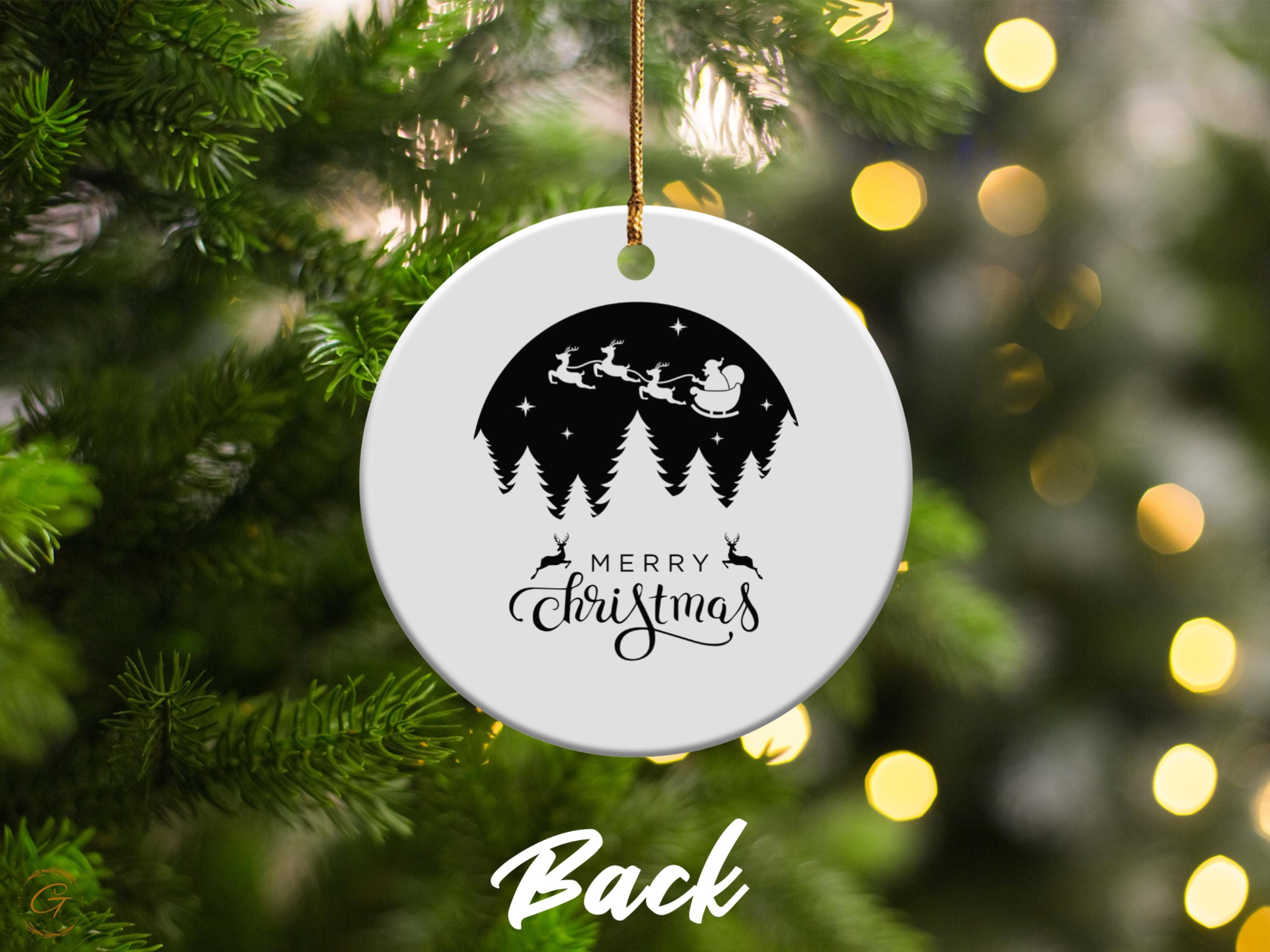 Personalized First Christmas Ornament, Custom Address Holiday Decorations, Personalized Housewarming Gift Family Keepsakes 2024, Home Decors