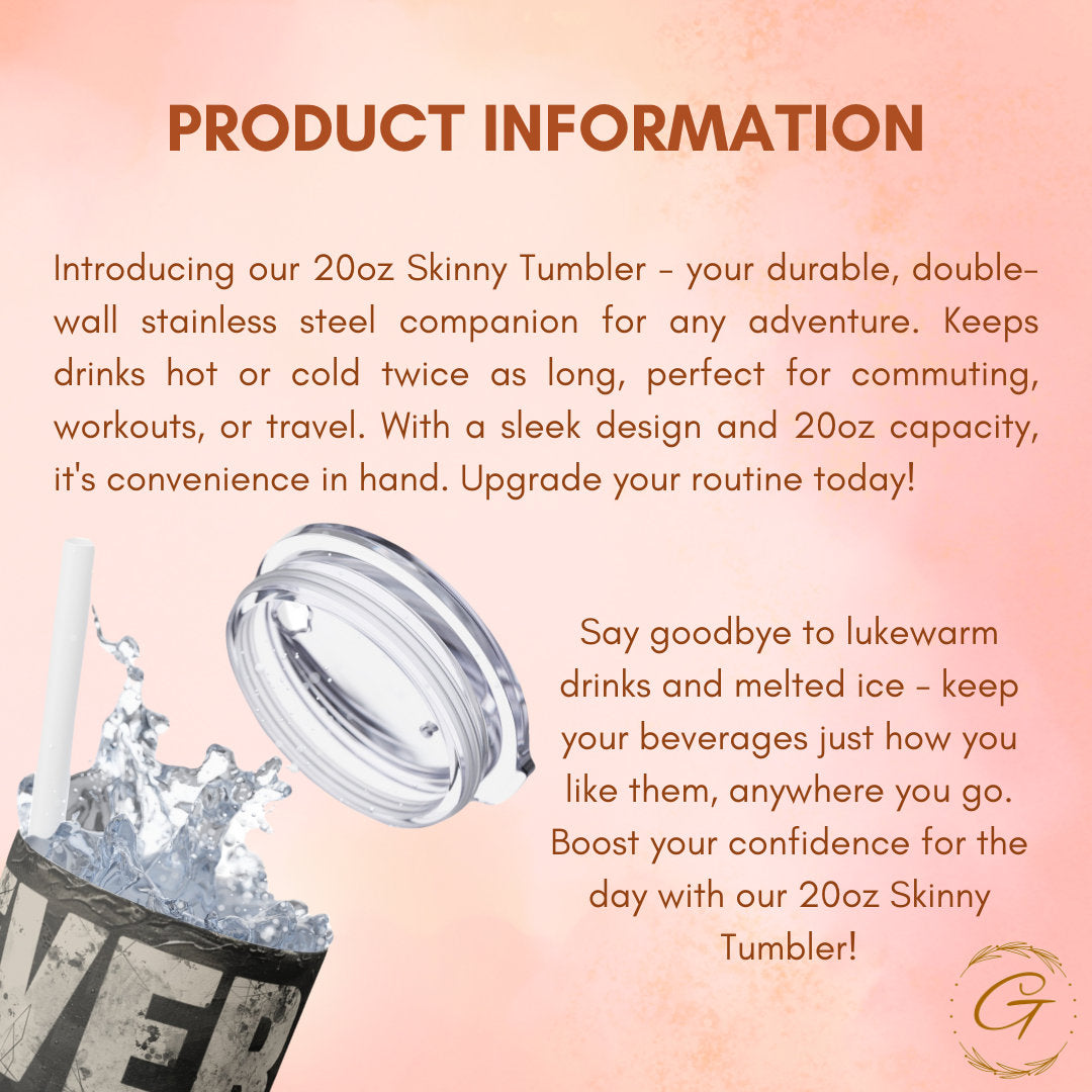Never Forget Memorial Day Skinny Tumbler 20 oz