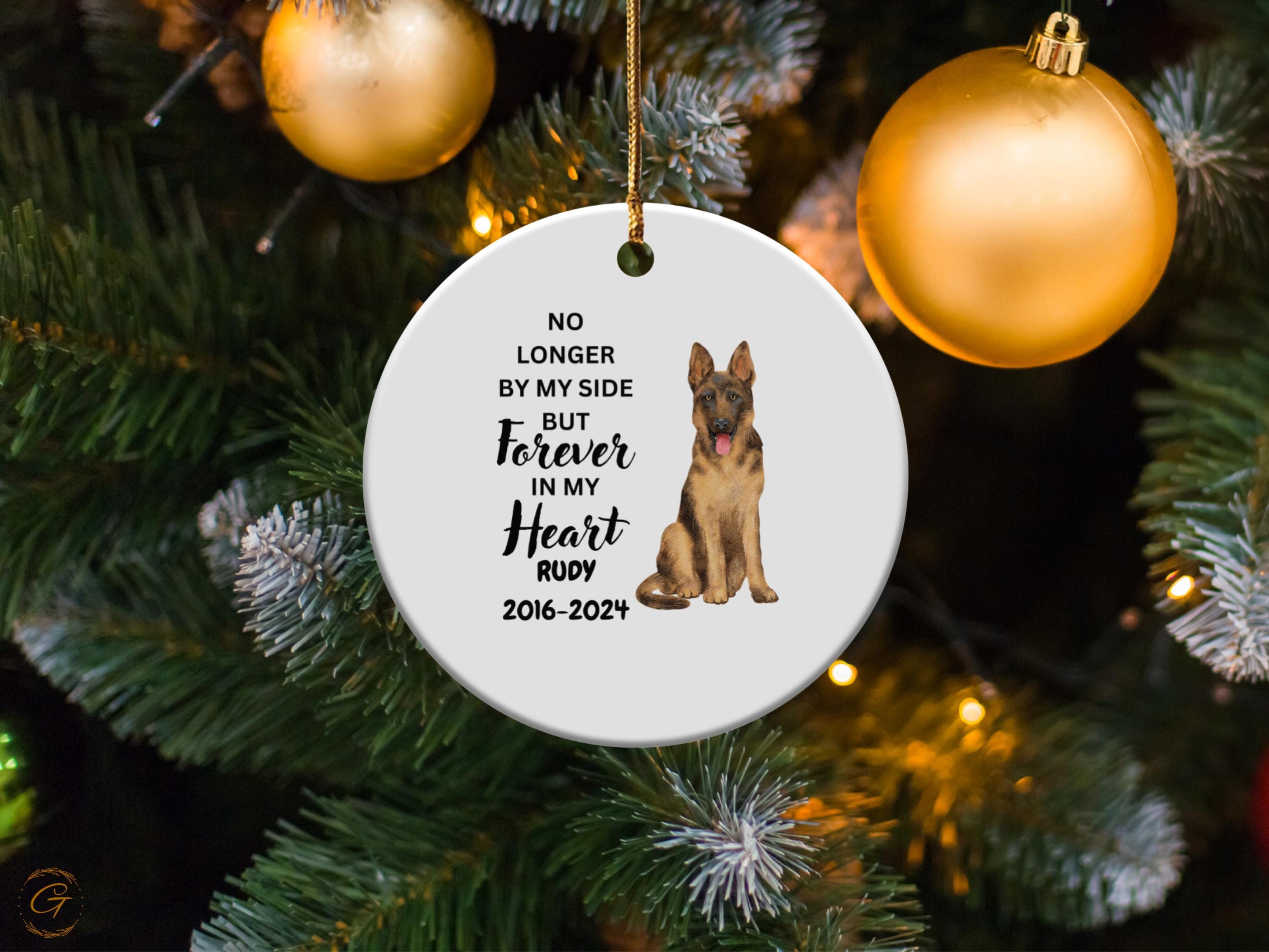 Custom Pet Memorial Dog Ornament, Dog Remembrance