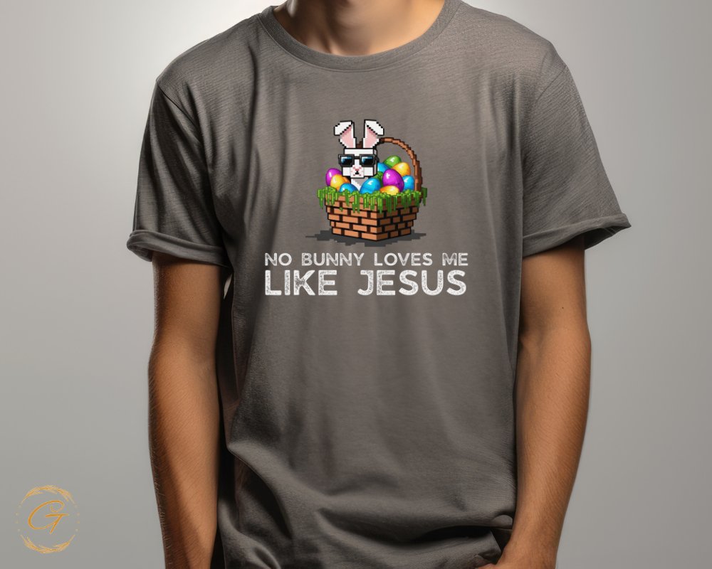 No Bunny Loves Me Like Jesus Graphic T-Shirt product type