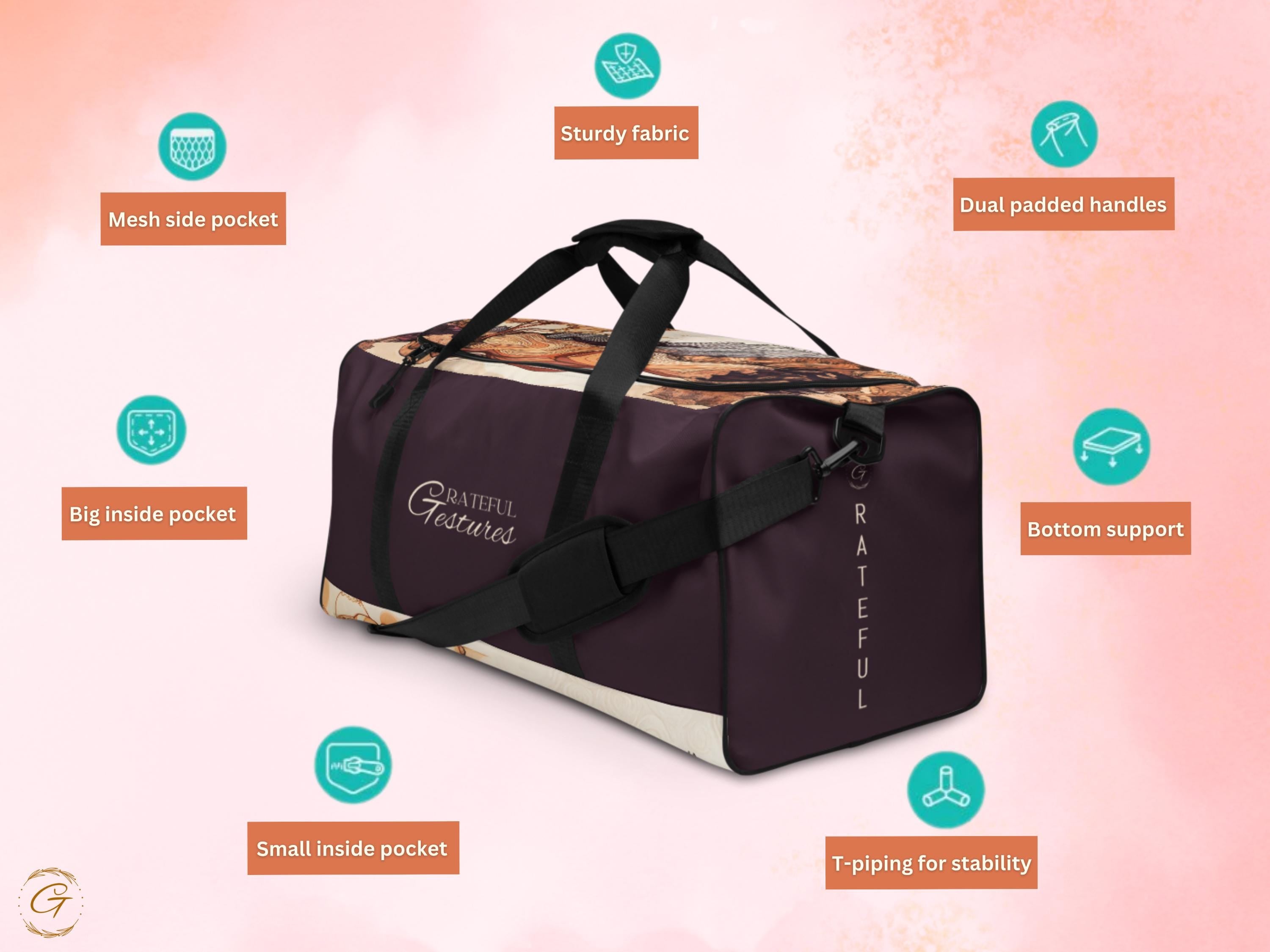 Mountain Design AOP Duffel Bags