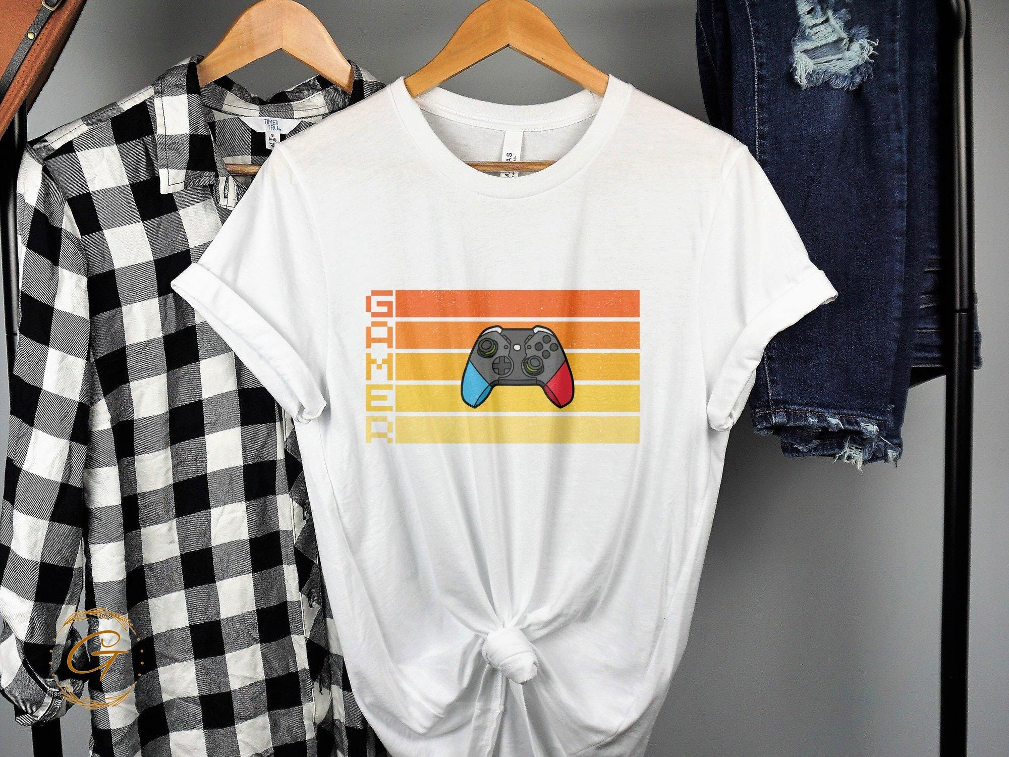Hobby Shirt Gamer T-Shirt, Retro Game Controller Tee