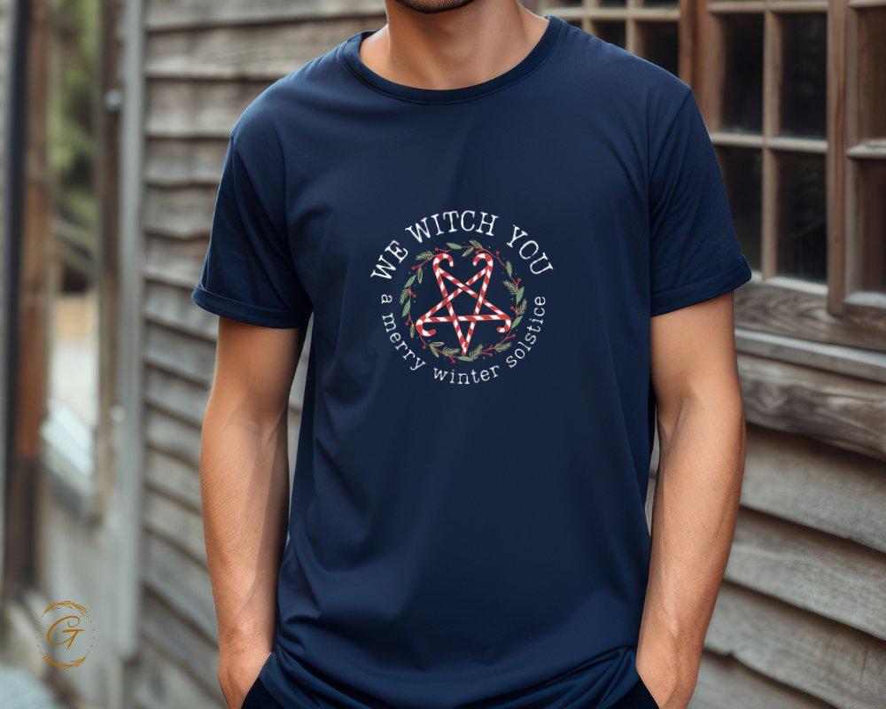 Christmas T-Shirt We Witch You A Merry Winter Solstice Tee