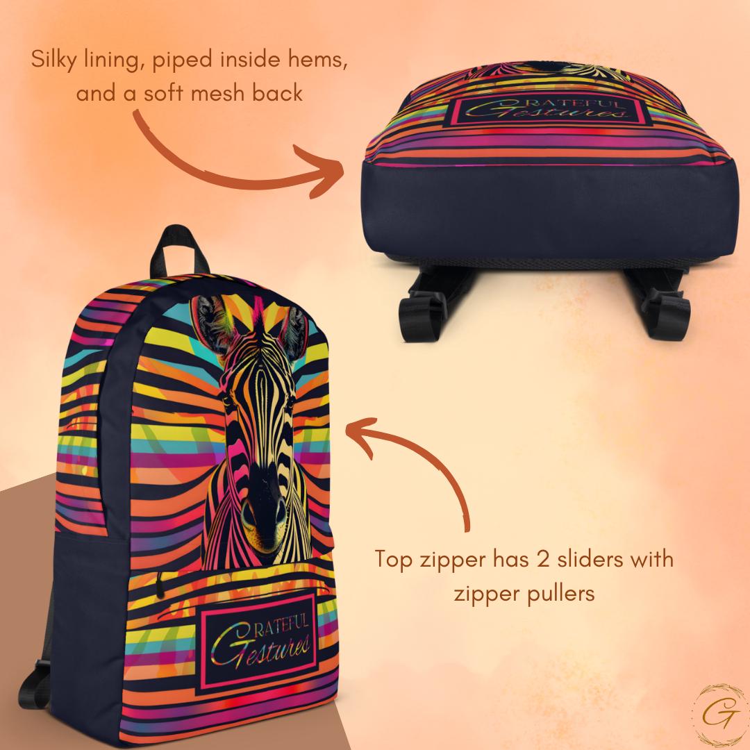 Stylish Safari Print Backpack