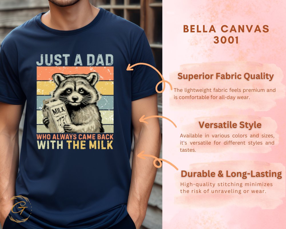 Just a Dad Who Came Back With the Milk shirt product
