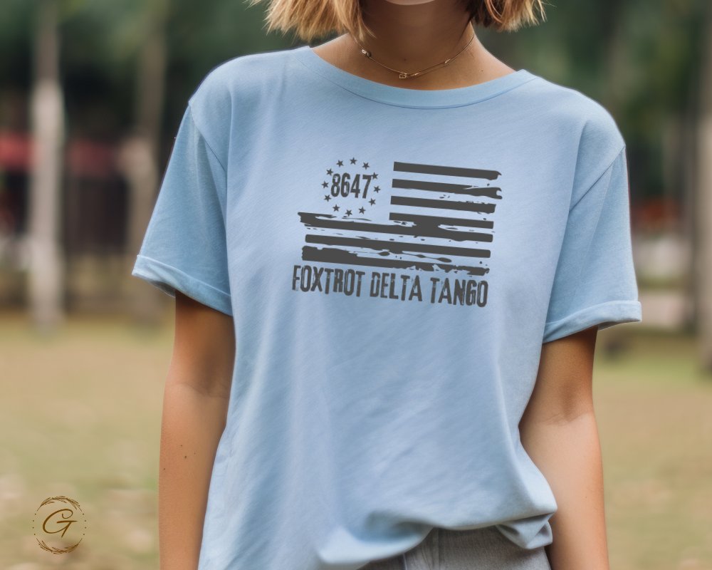 Foxtrot Delta Tango Graphic Tee Comfortable T-Shirt product type