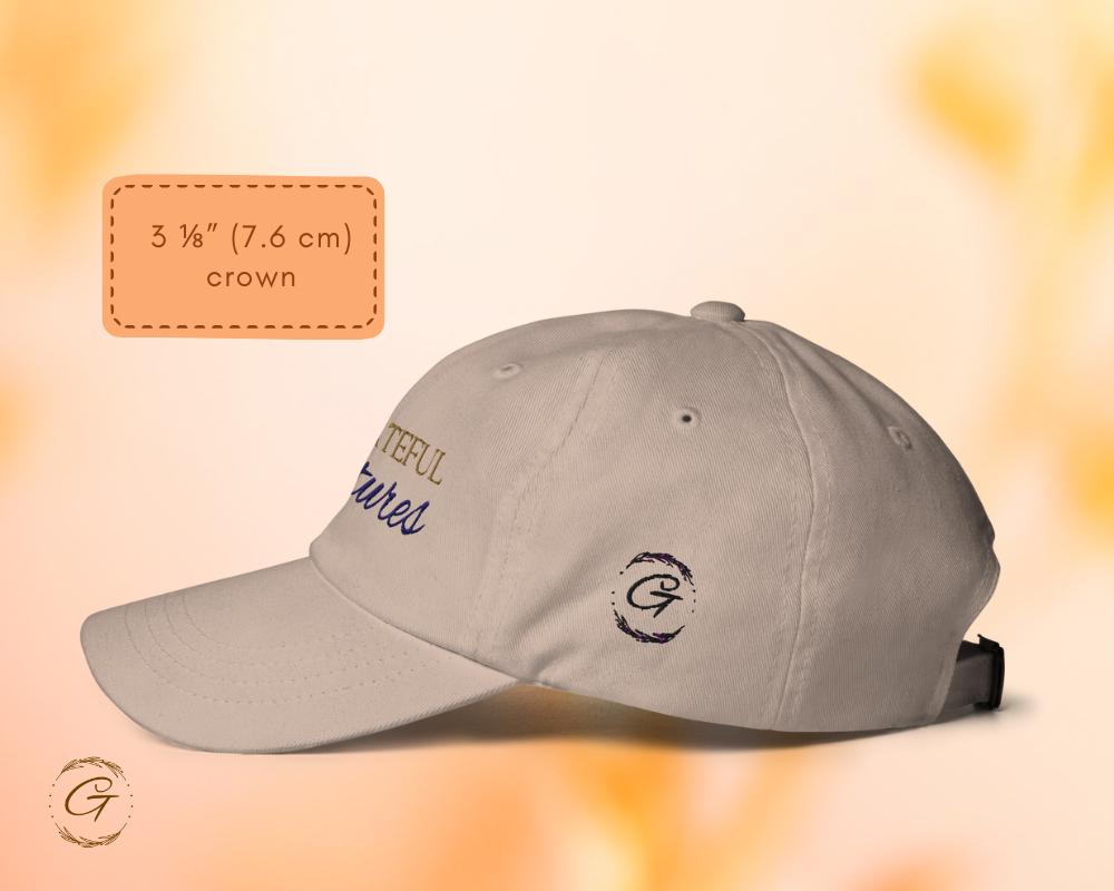 Grateful Gestures Dad Hat, Comfortable Cotton Cap