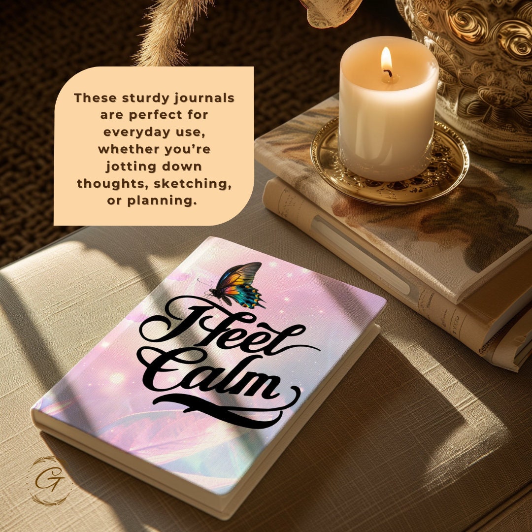Inspirational I Feel Calm Journal Notebook