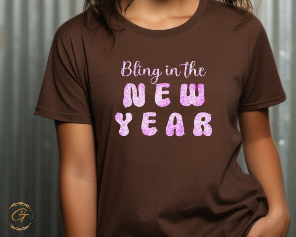 Bling in the New Year Graphic Tee product