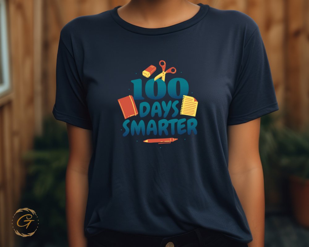 100 Days Smarter T-shirt educational product