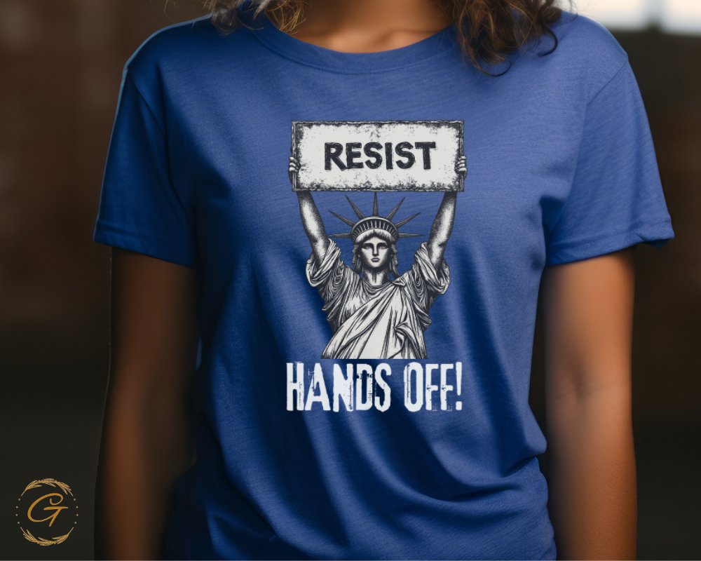 Resist Hands Off Graphic Tee product