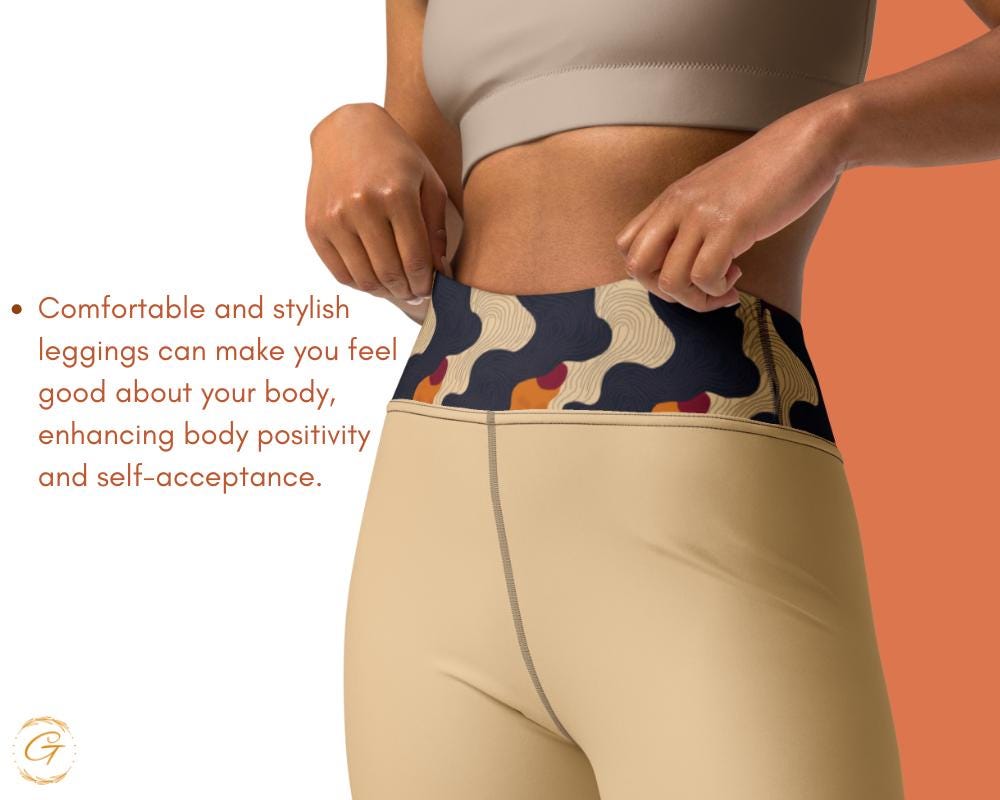 Wavy Lines AOP Yoga Leggings and Shorts – Stylish Activewear with Unique Abstract Design for Yoga, Gym, or Casual Wear, Ideal Gift for Yogis