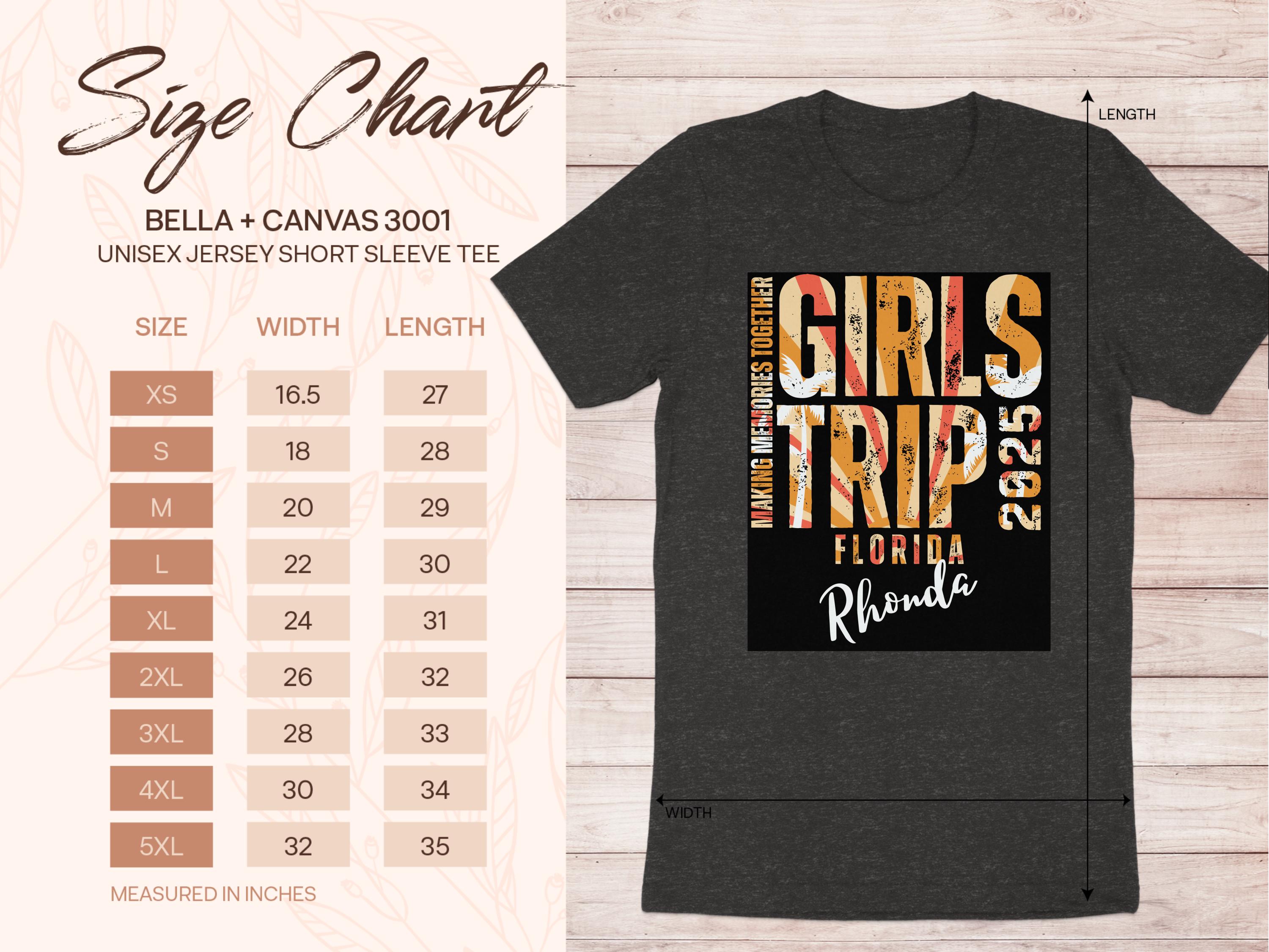 Girls Trip Florida 2025 Short Sleeve Tee product type