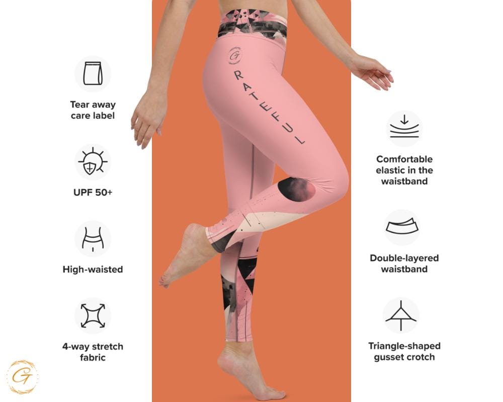 Quantum Polygons AOP Yoga Leggings & Shorts Unique Geometric Design, Comfort Moisture-Wicking Fabric, Perfect Fit for Yoga, Gym Casual Wear